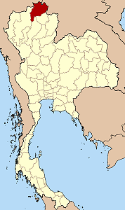 chiang rai in het noorden van thailand