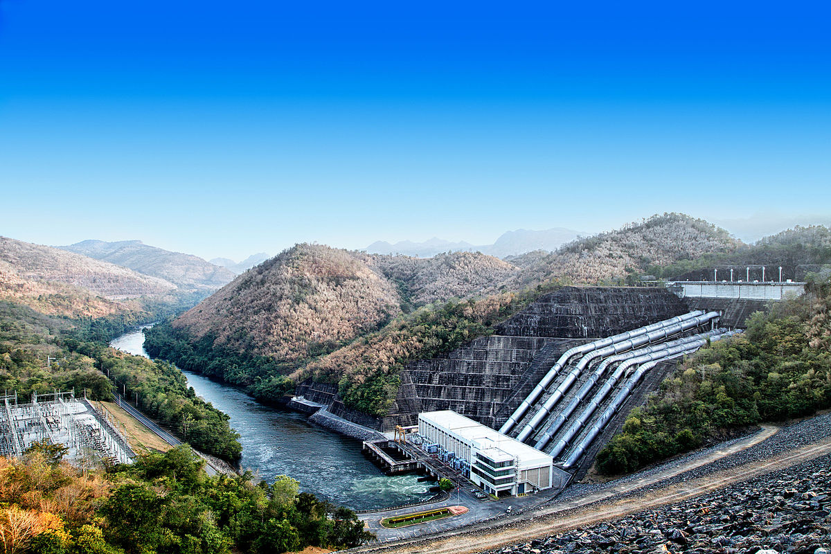 Srinagarind hydro-electricity power station