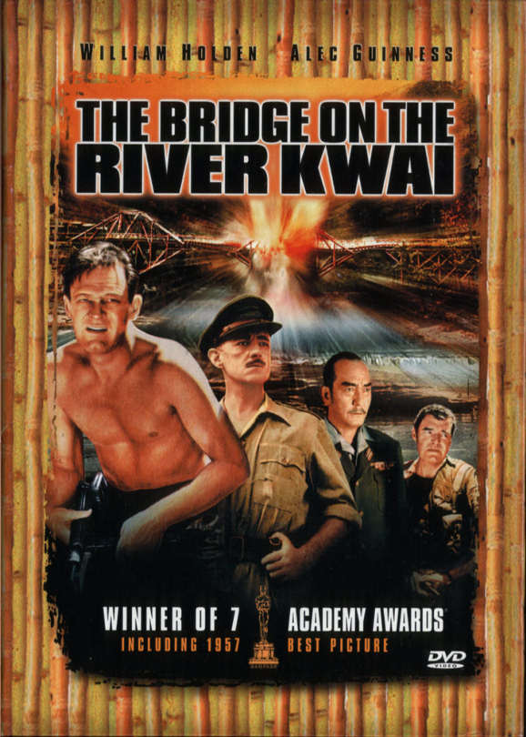 DVD cover the bridge on the river kwai