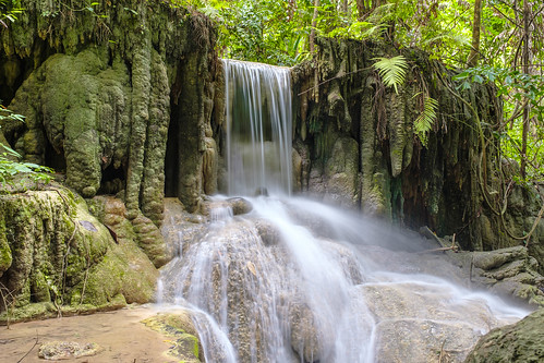 low level erawan waterfall